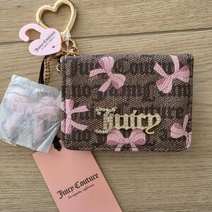 NWT Juicy Couture Simply Sweet Card Case Key Fob